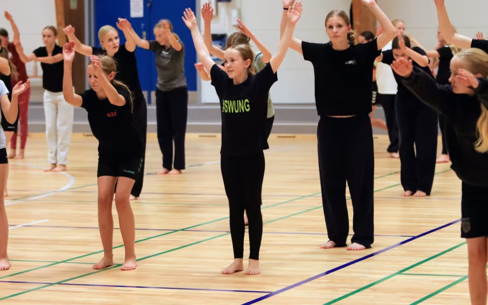 Juniortræningshold klar til sidste prøvetræning