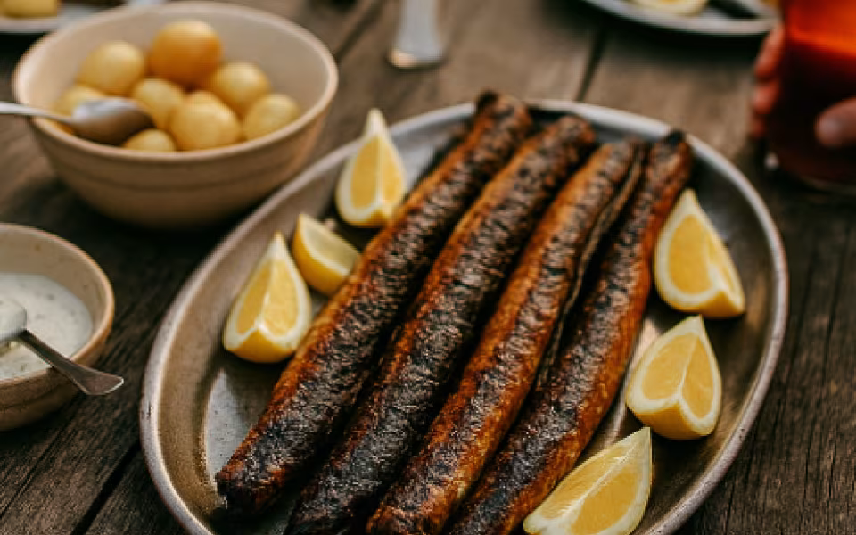 Ålegilde årets fest i Strellev
