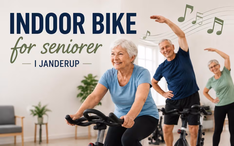 JFS Fitness starter indoorbikehold for seniorer i Janderup