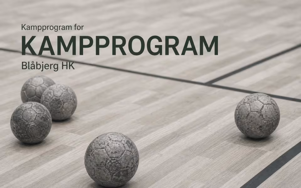 Kampprogram for Blåbjerg HK