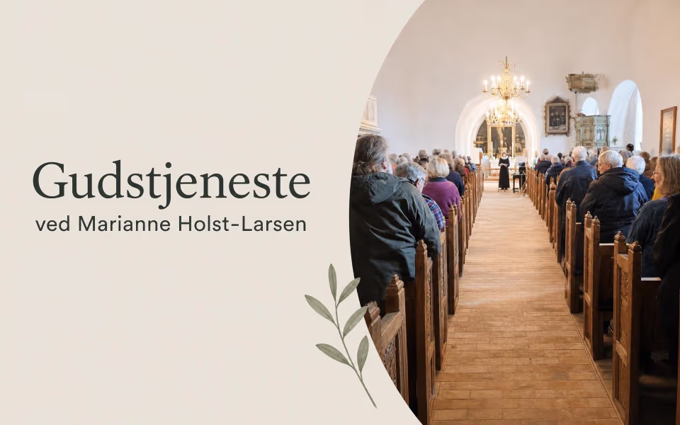 Gudstjeneste ved Marianne Holst-Larsen