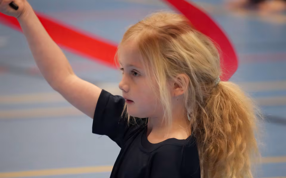 Gymnastikopvisning 2025 i Skovlund-Ansager Hallen