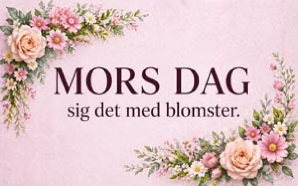 Mors dag – sig det med blomster