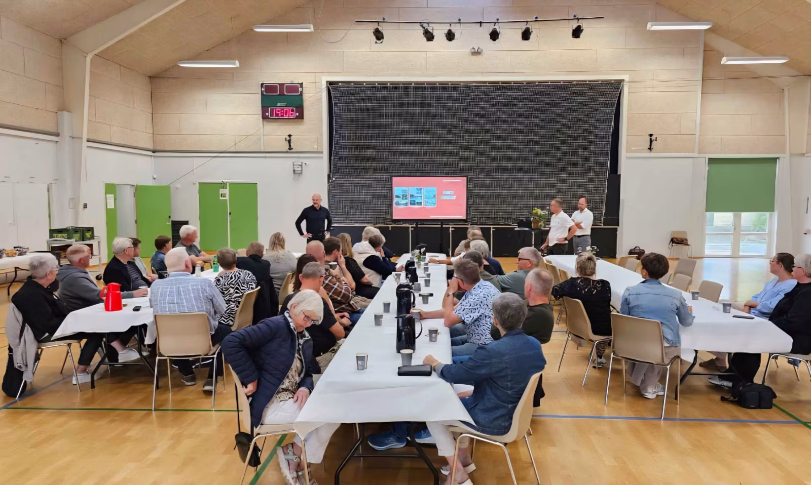 Bid møde Hodde Tistrup Hallen