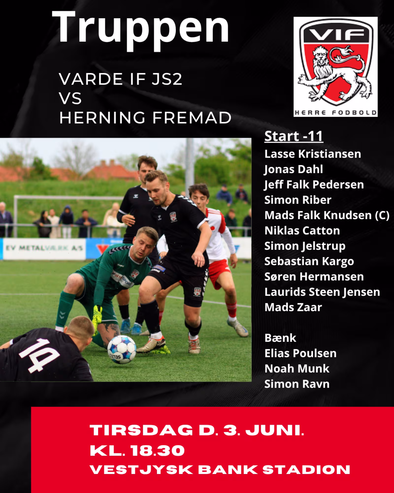Varde jagter topplacering mod Herning