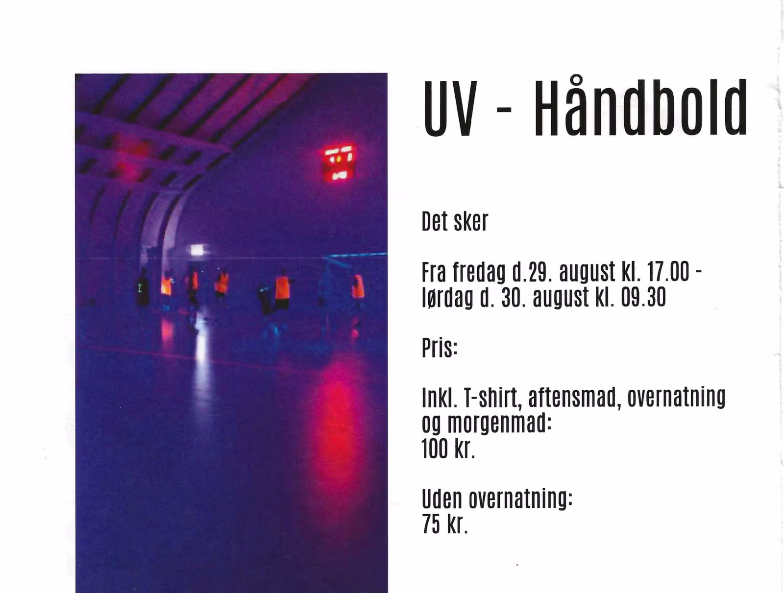 UV - Håndbold i Hodde Tistrup Hallen