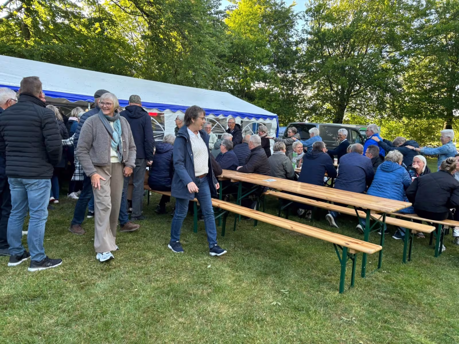 Festlig aften i anlægget