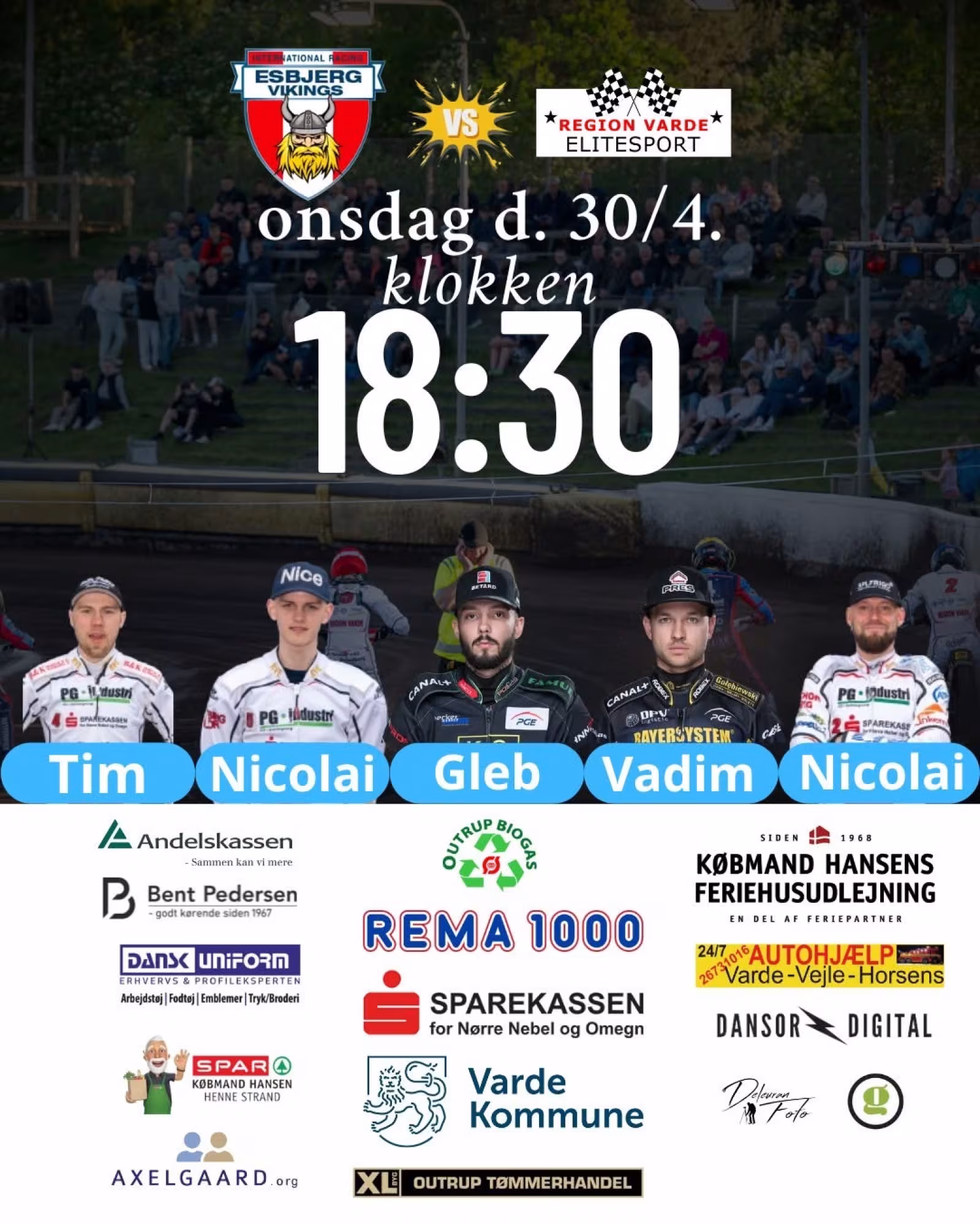 Region Varde åbner mod Esbjerg Vikings