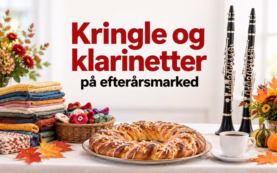 Kringle og klarinetter på efterårsmarked