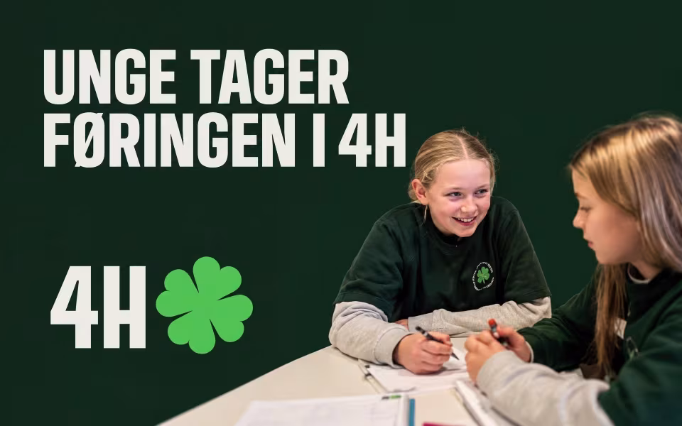 Unge tager føringen i 4H