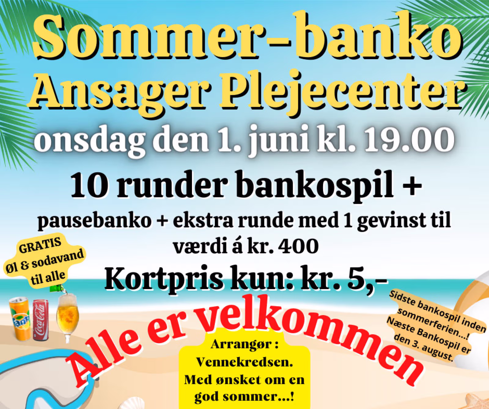 Sæsonens sidste bankospil