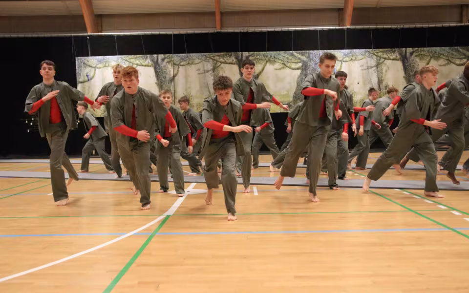 Forårsstemning i Outrup med GUB Gymnastik