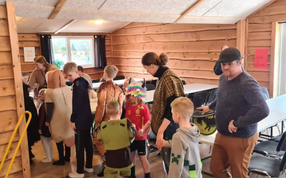 Gårde Borger og Beboerforening afholdte i dag fastelavn i Multihuset.