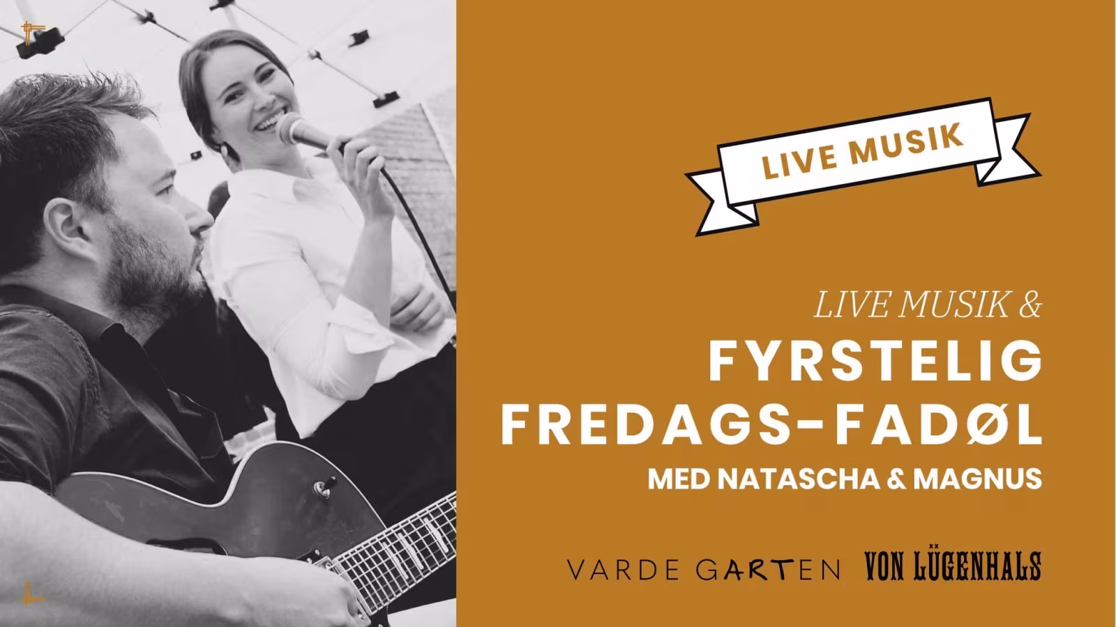 Live musik med Natascha og Magnus