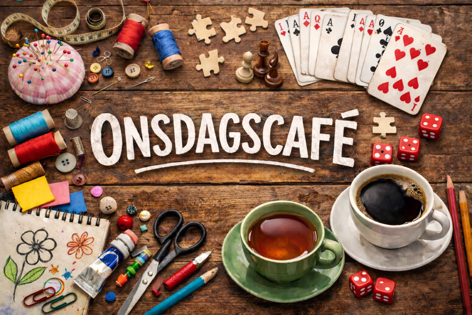 Onsdagscafé hos Den Sociale Vicevært -  Torvegade 17 i Ølgod.
