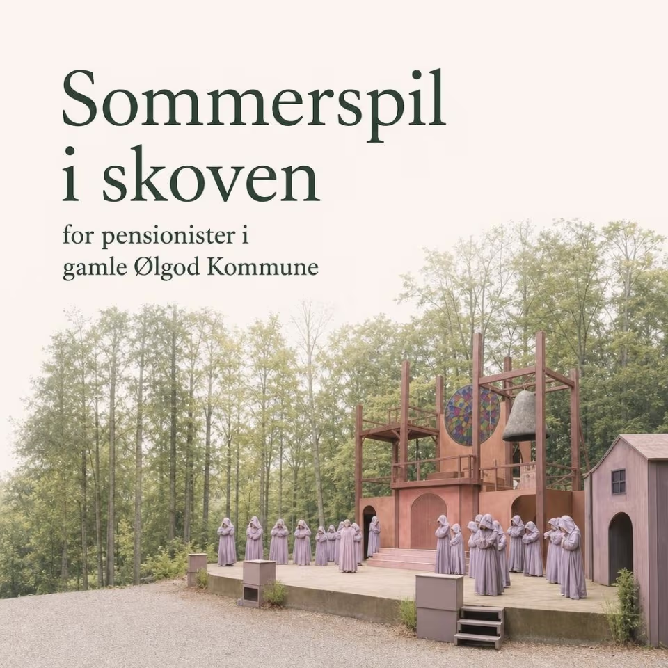Sommerspil i skoven for pensionister i gamle Ølgod Kommune