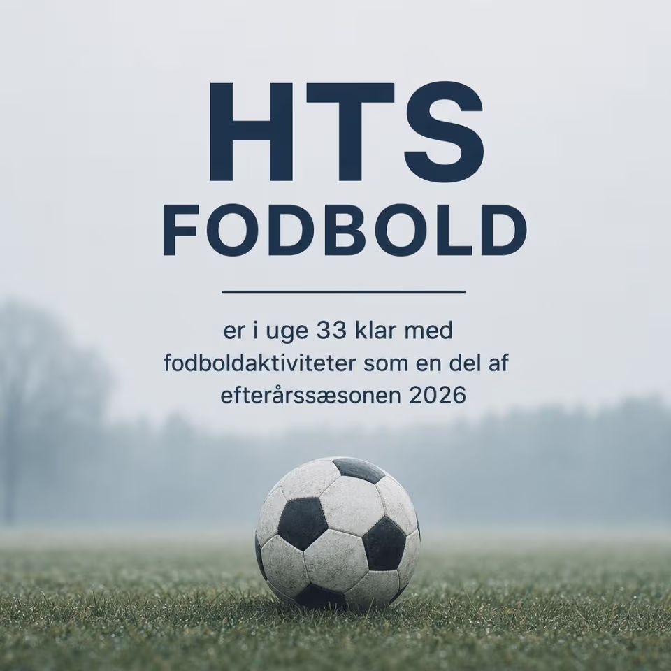 HTS Fodboldkampe i uge 33