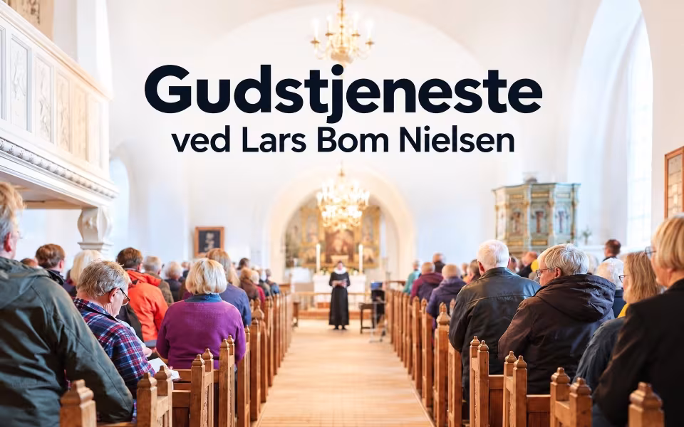 Gudstjeneste ved Lars Bom Nielsen