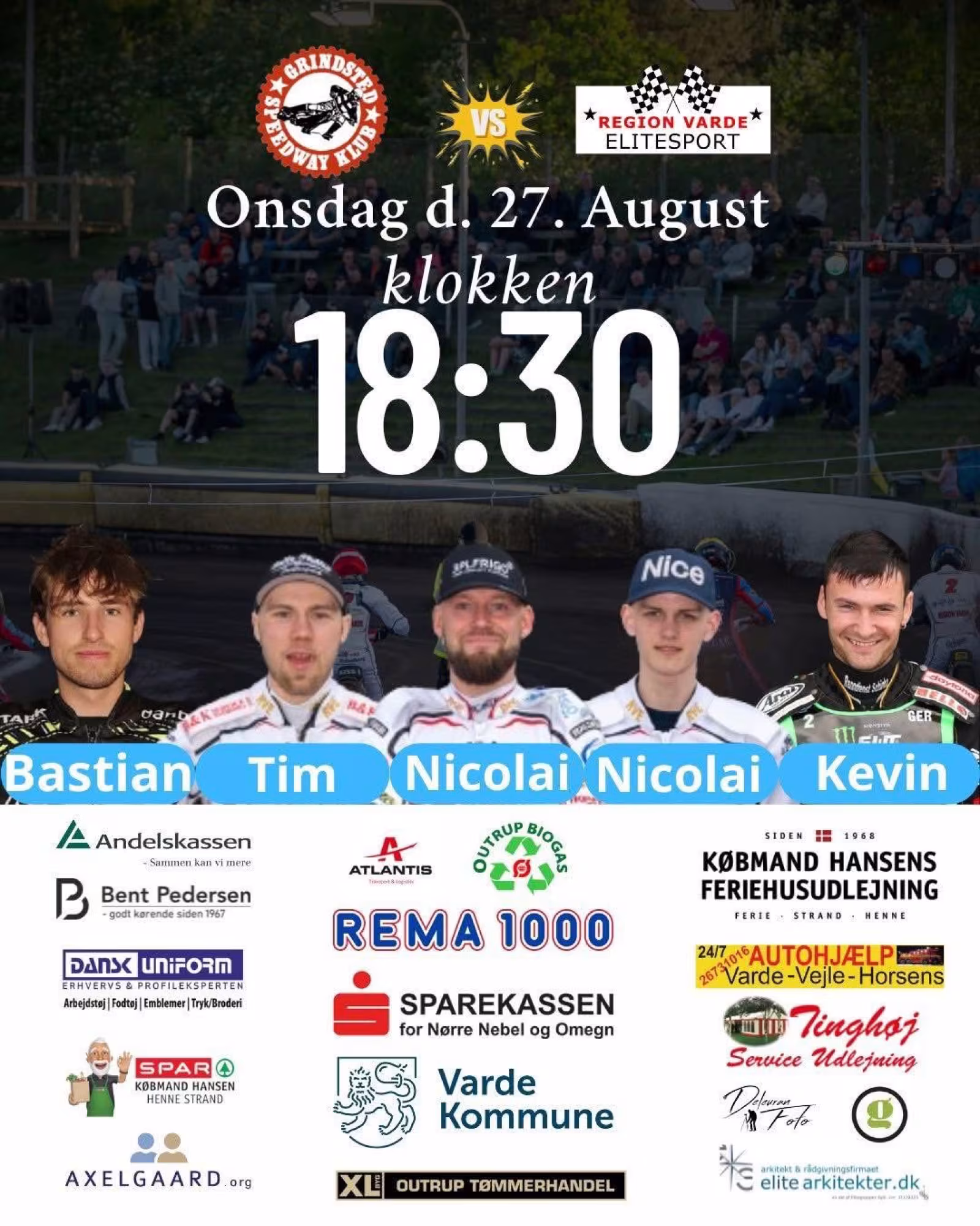 Holdet klar til sidste Udematch for Region Varde