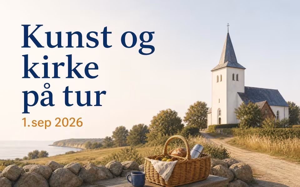 Kunst og kirke på tur 1.sep 2026
