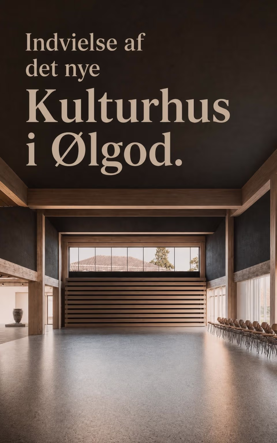 Indvielse af det nye Kulturhus i Ølgod