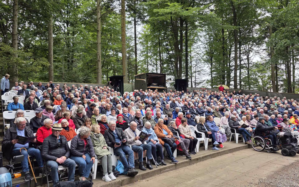 Billeder fra Ølgod Sommerspil 2025 mandag aften.