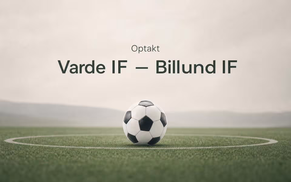 Optakt Varde IF – Billund IF