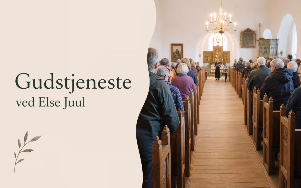 Gudstjeneste ved Else Juul