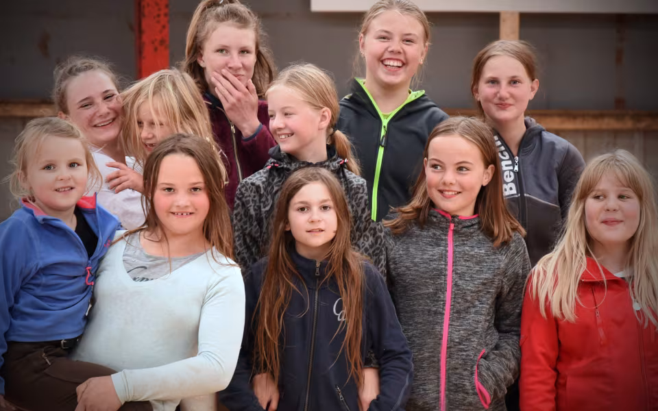 Ridelejr 2017 på Ansager Rideklubs nye hjemsted