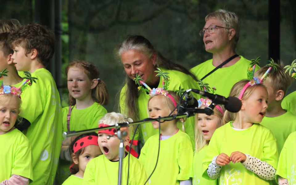 Børnemusik festival i Outrup strålende succes