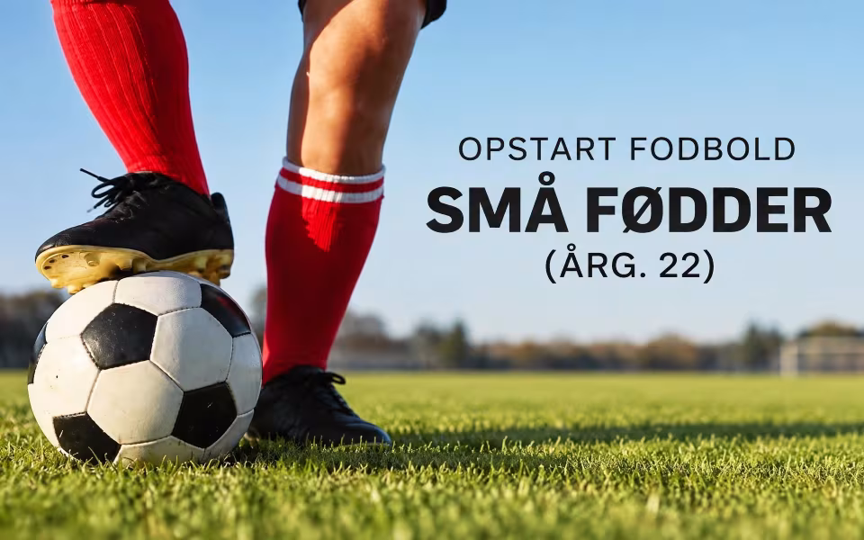 Opstart fodbold Små fødder (årg 22)