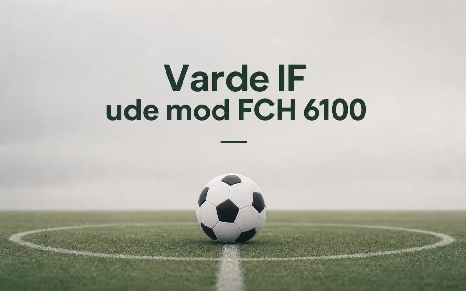 Varde IF ude mod FCH 6100