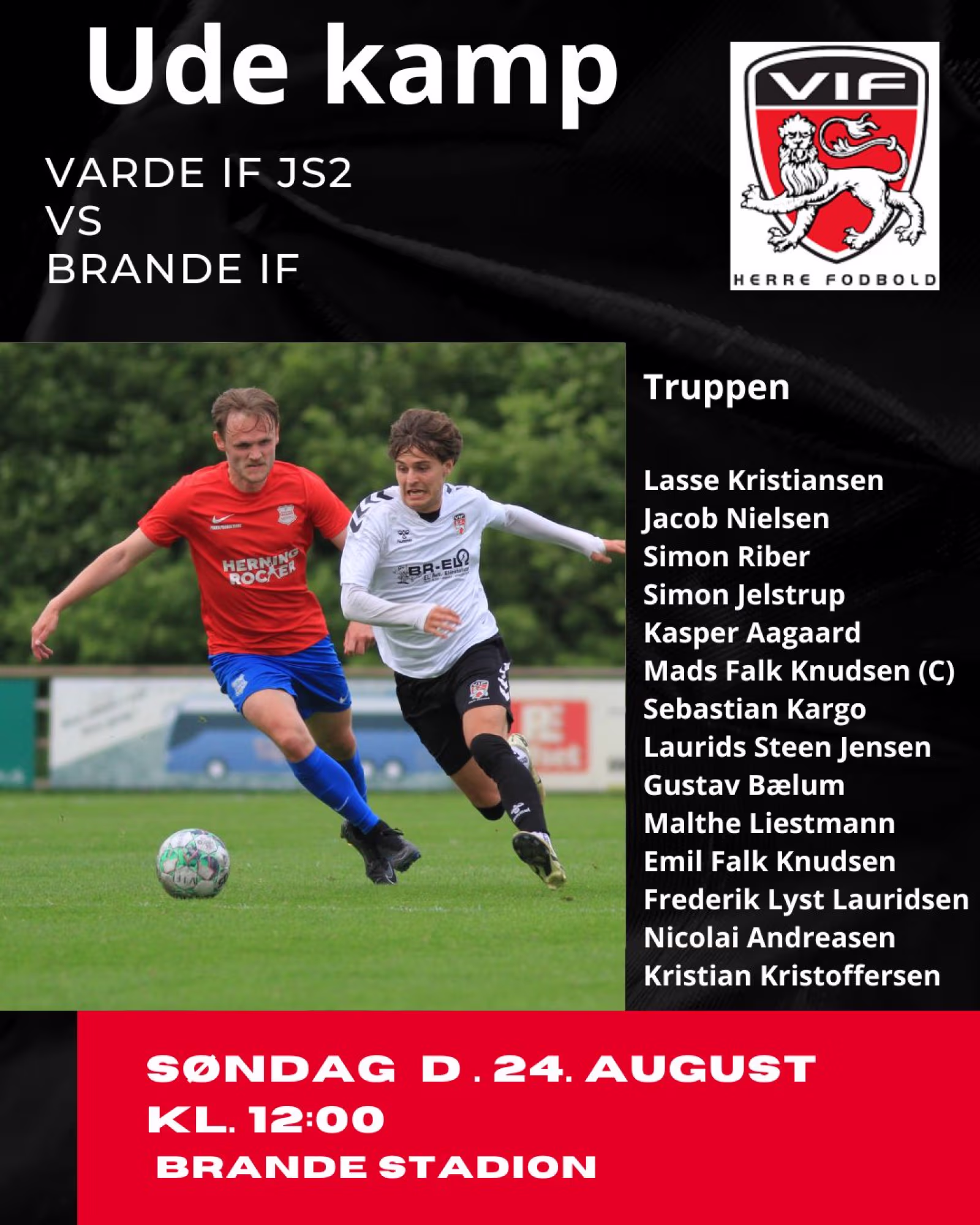 Vigtige point på spil søndag