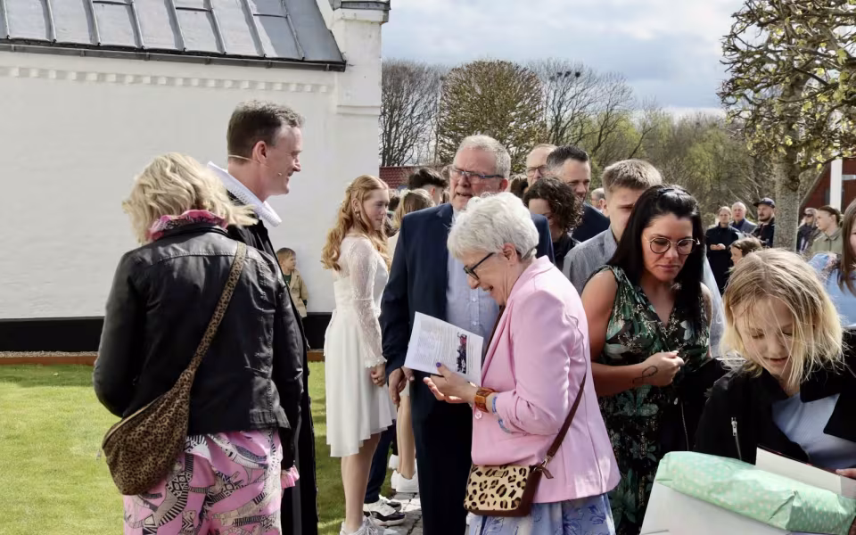 Solrig konfirmation i Outrup Kirke