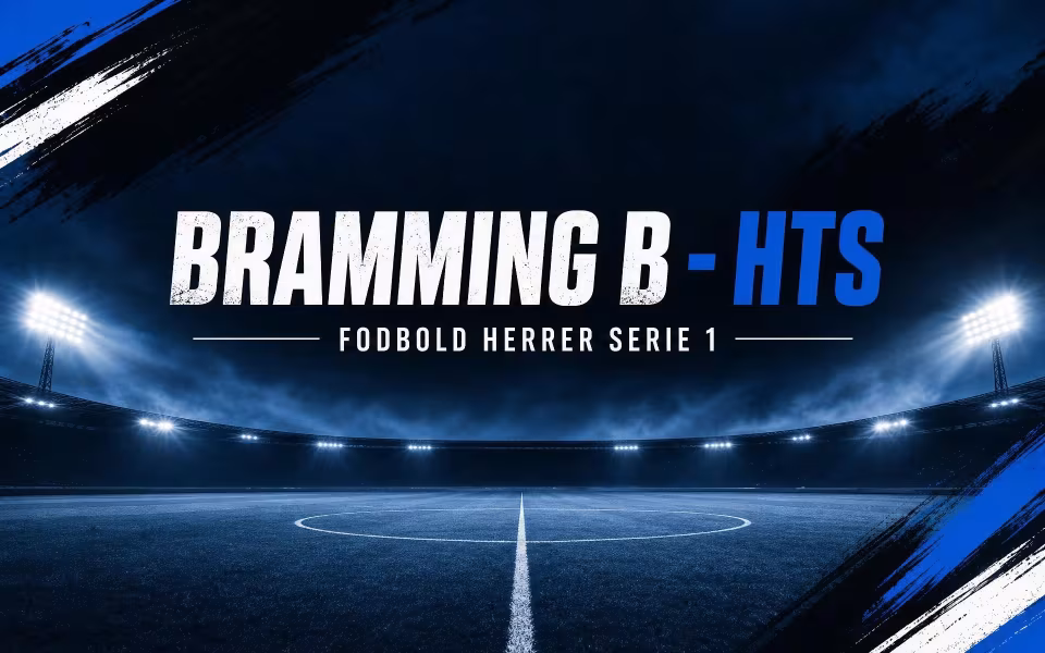 Fodbold herrer serie 1 mellem Bramming B - HTS