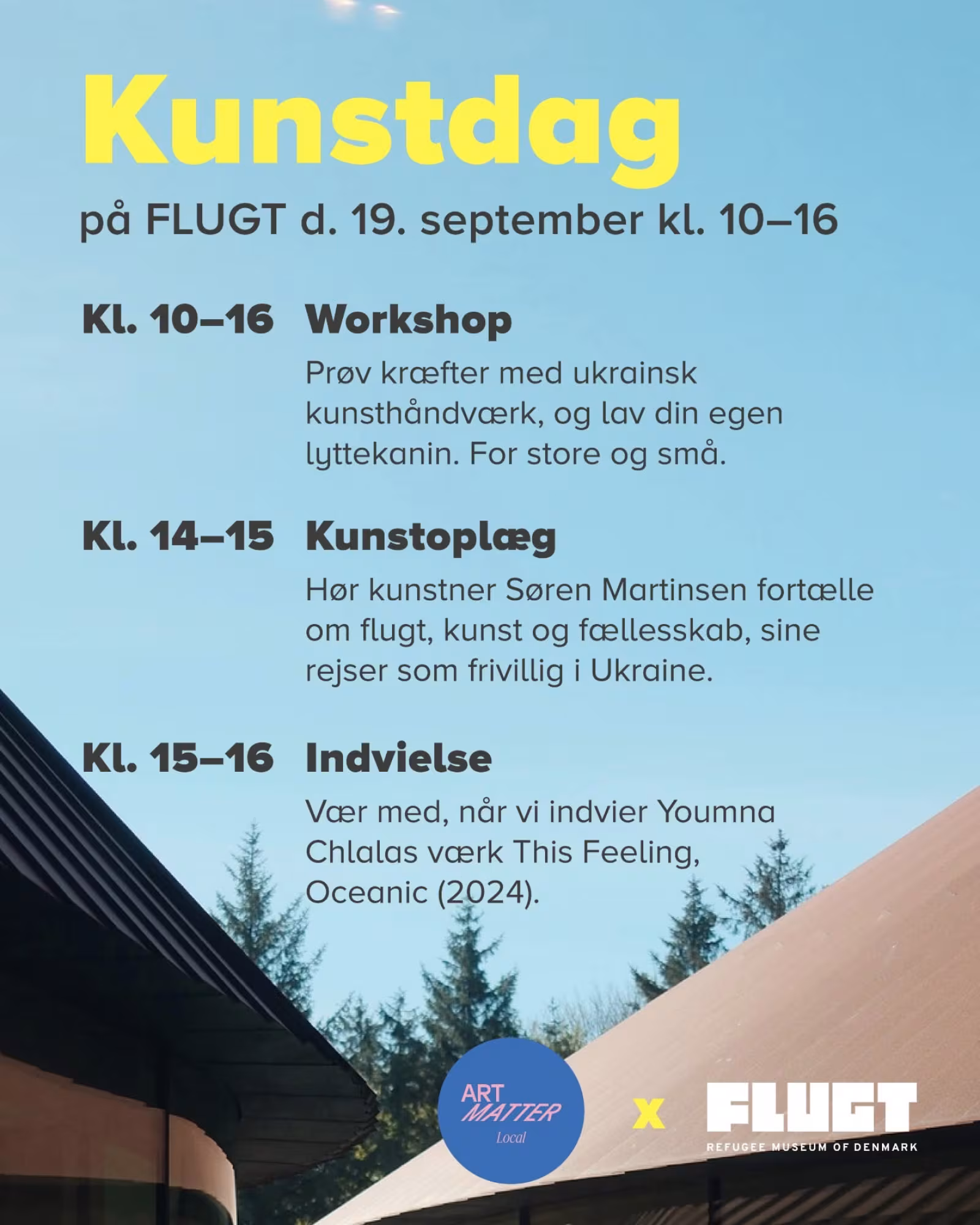 Kunsten samler på flugt