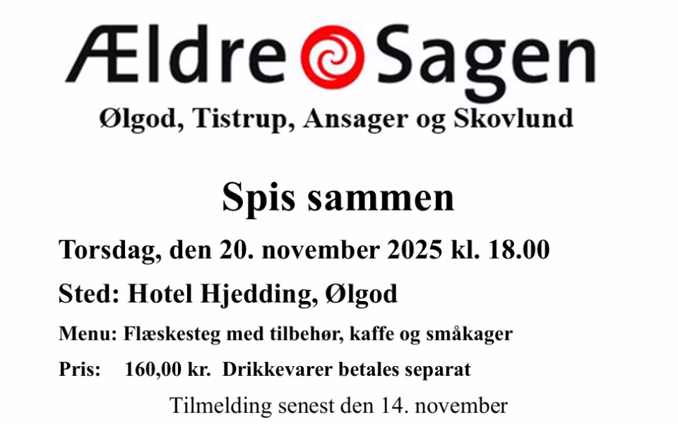 Spis sammen på Hotel Hjedding