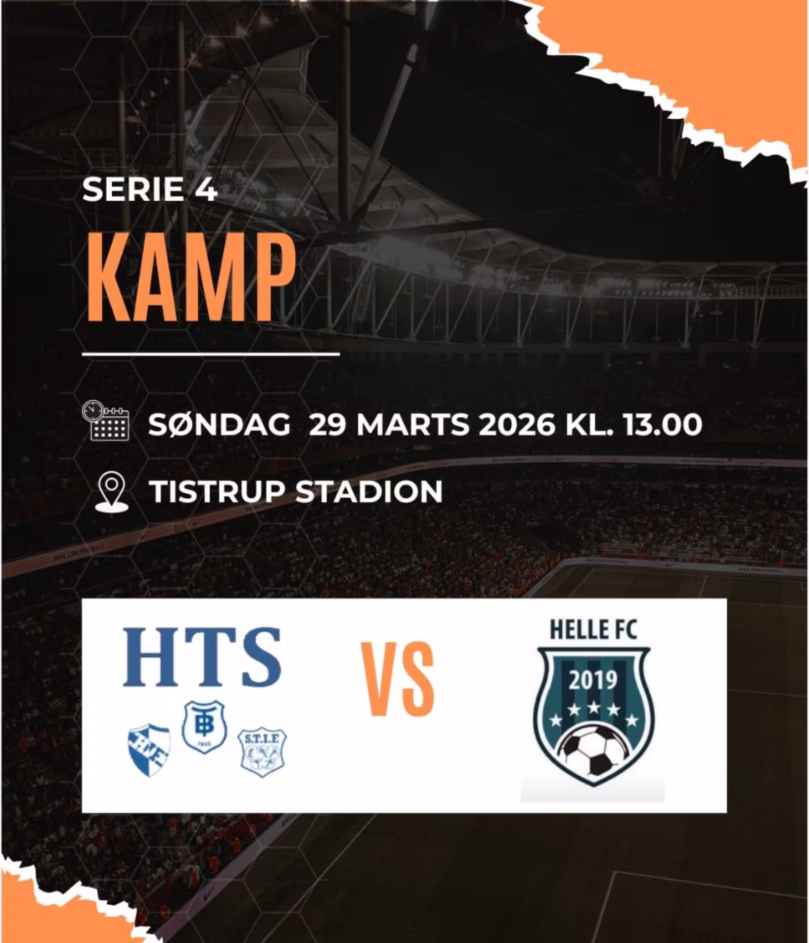 Fodbold serie 4 HTS mod Helle FC