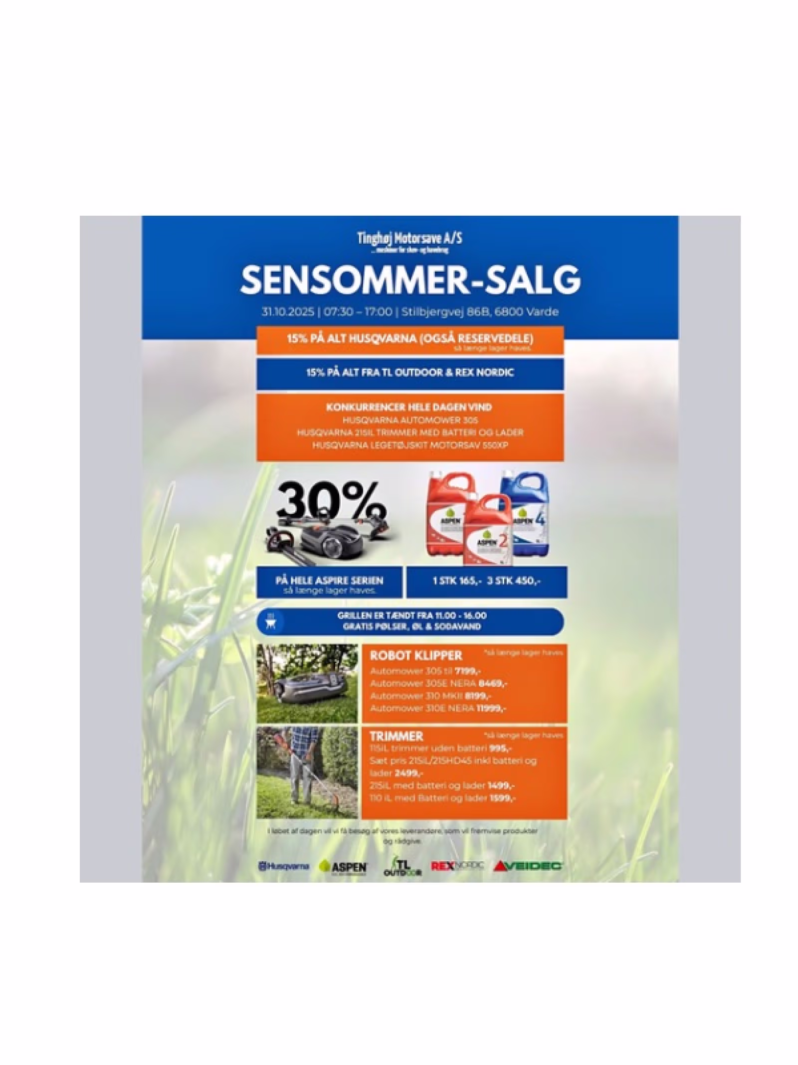 Sensommersalg og gode tilbud