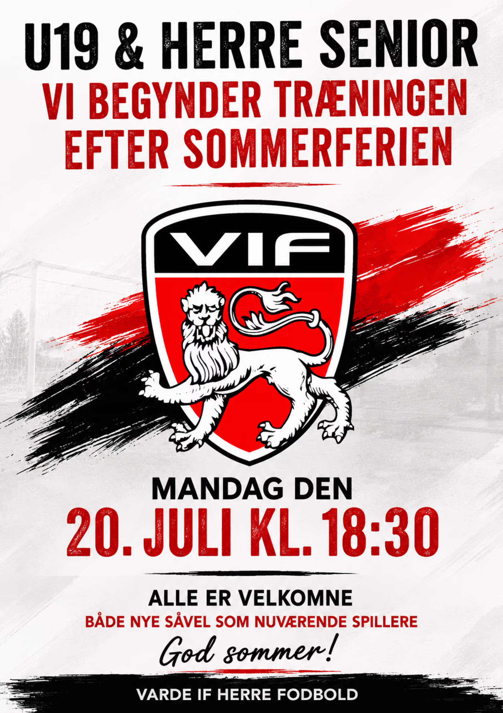 Fodbolden ruller igen