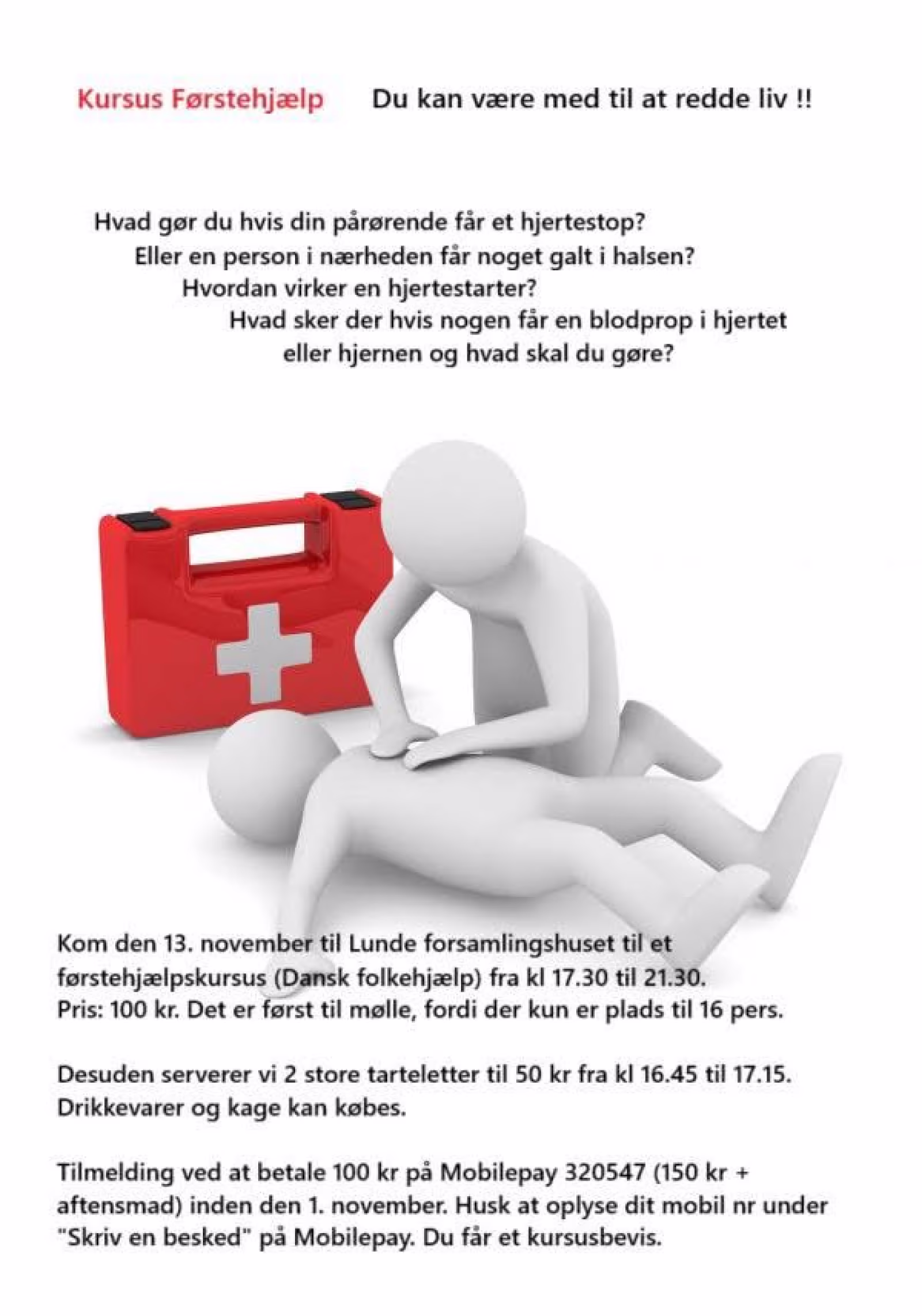 Lær førstehjælp og red liv