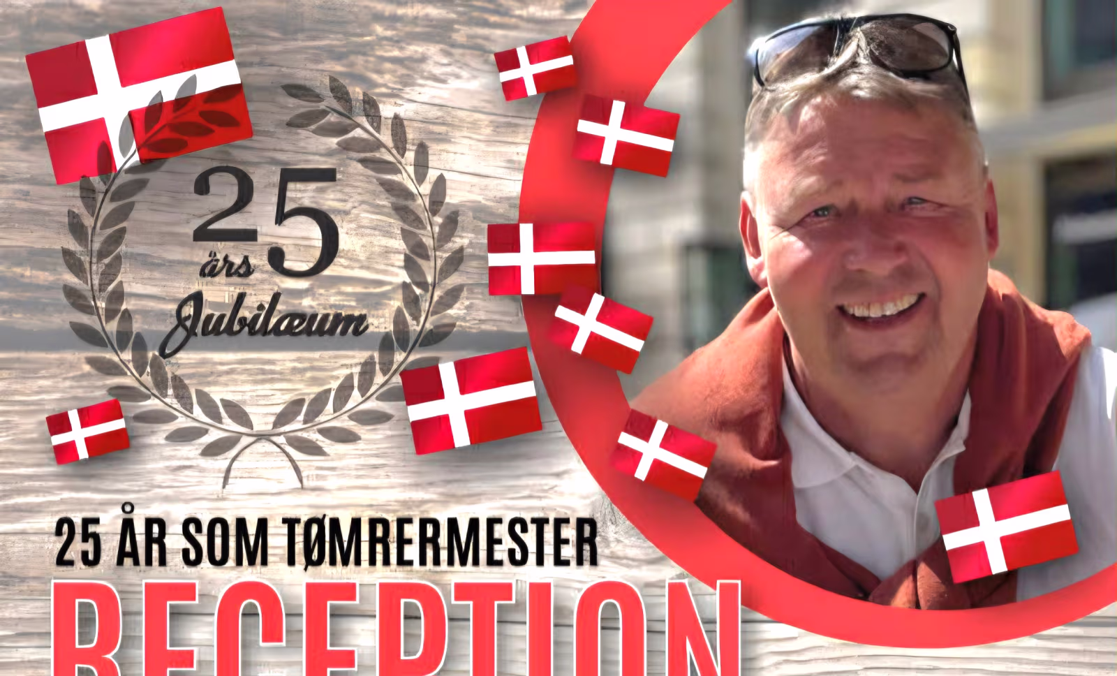 RECEPTION - 25 ÅR SOM TØMRERMESTER