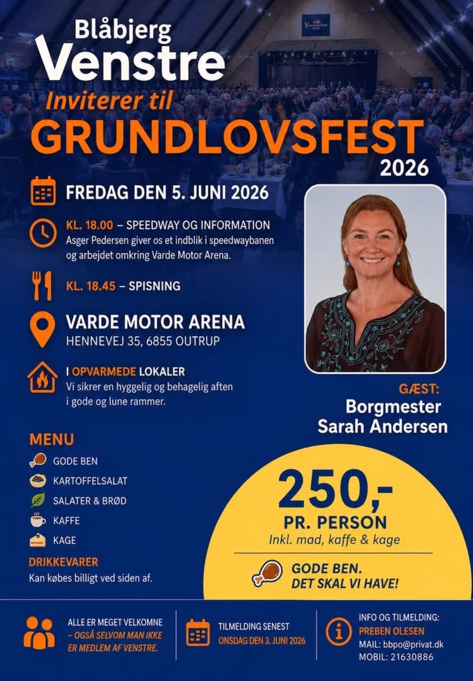 Grundlovsfest på motorbanen
