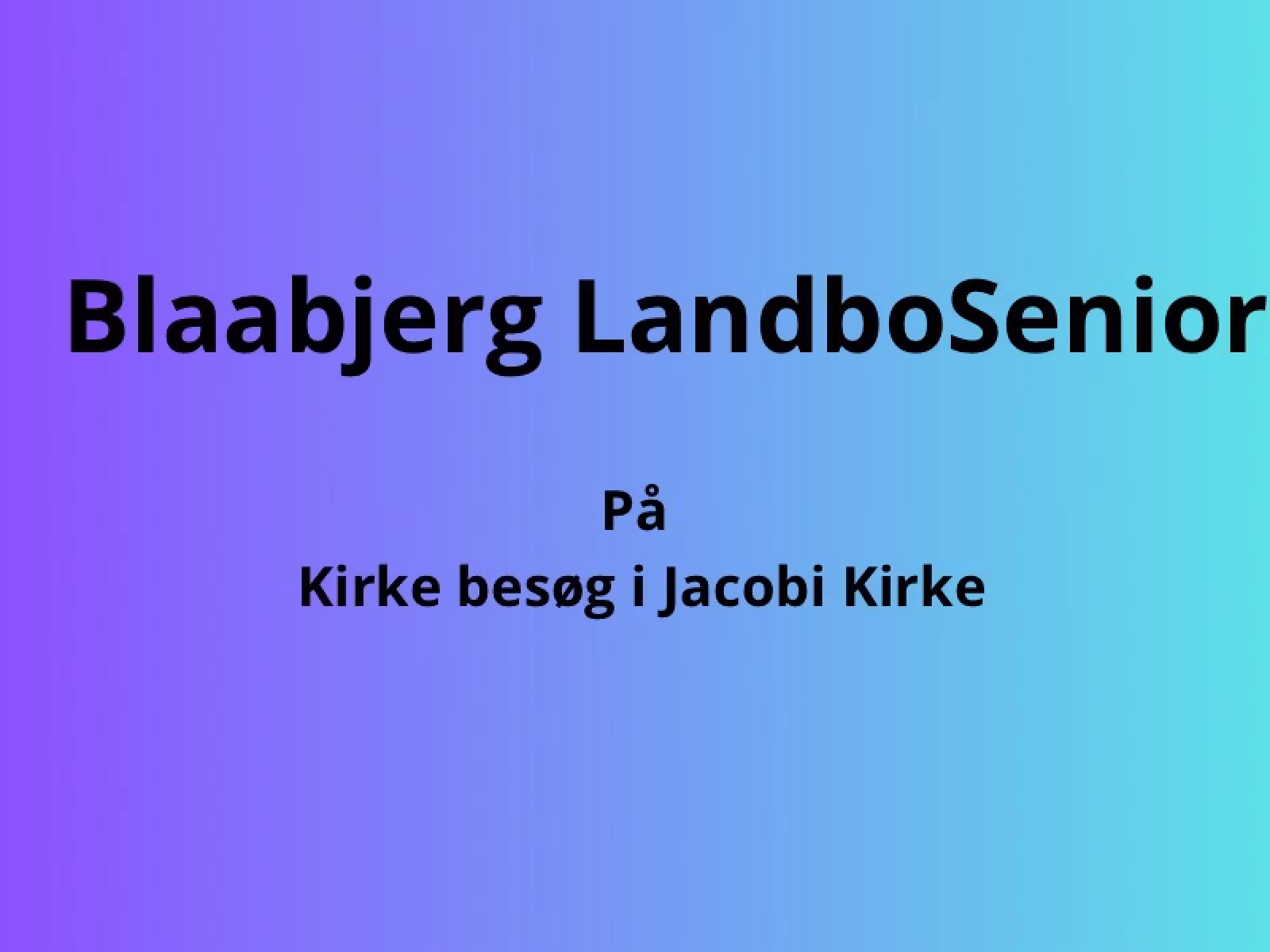 Julehygge med Blaabjerg LandboSenior