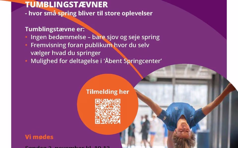 Tumblingstævne: Sjov, Fart og Spring
