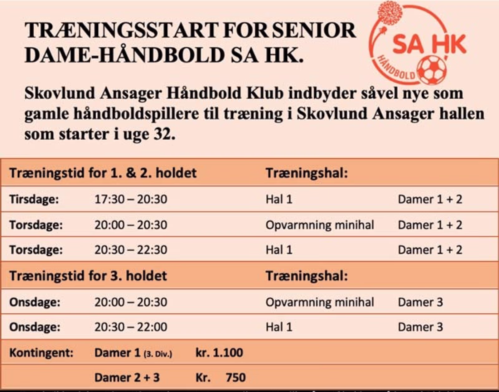 Fra 3. divisions kamp den 30. januar 2022 i Skovlund-Ansager Hallen mod NSK