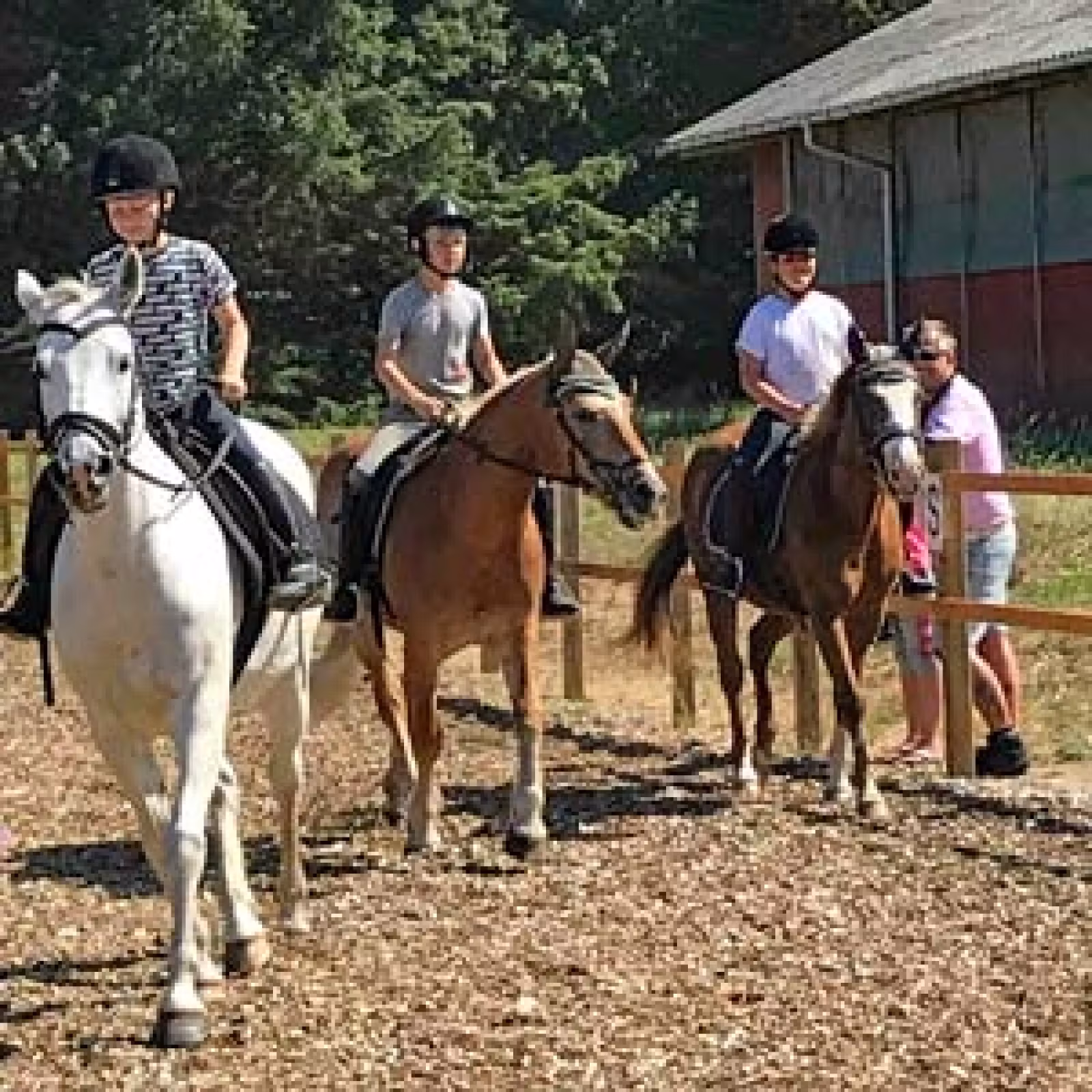Ridelejr i Ansager Rideklub