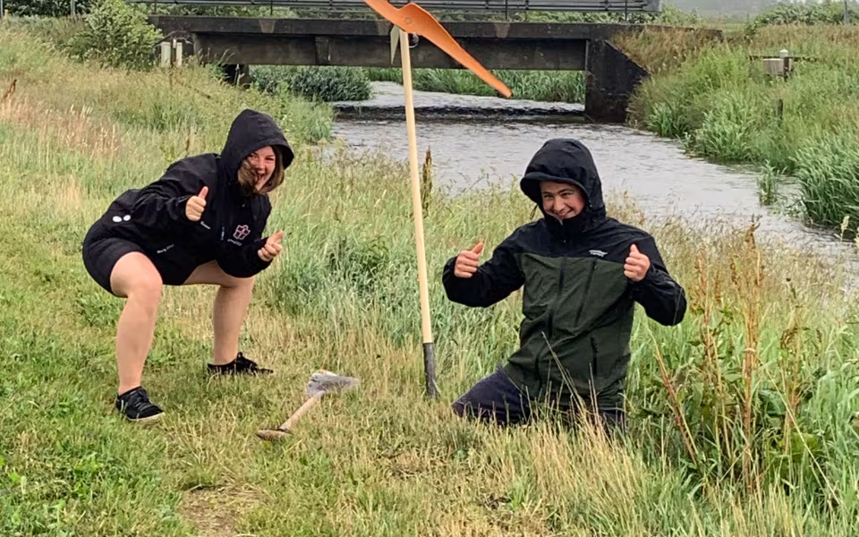 Ansager FDF på sommerlejr