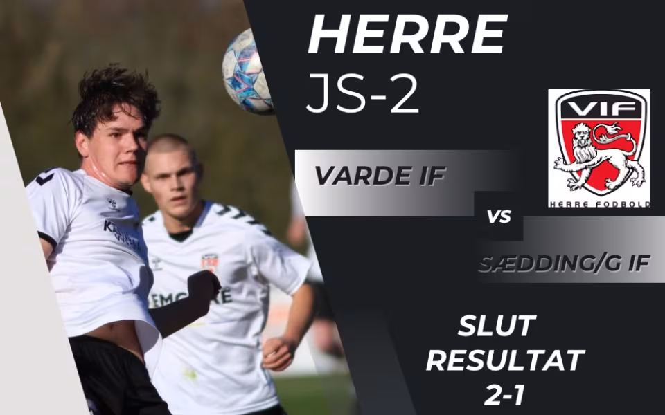 Varde IF triumferer over Sædding/G IF