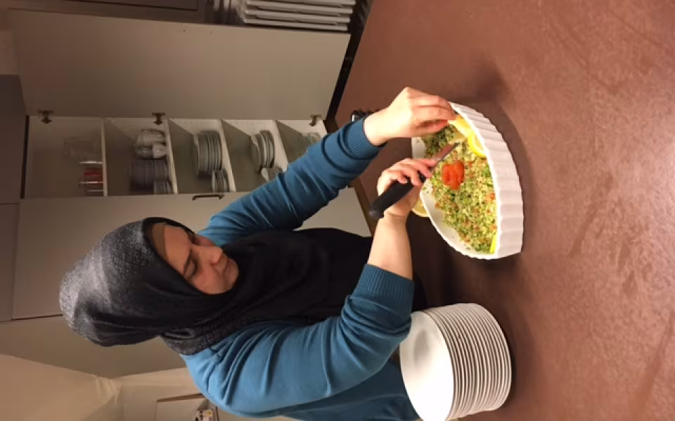 Syrisk inspireret madaften i husholdningsforeningen